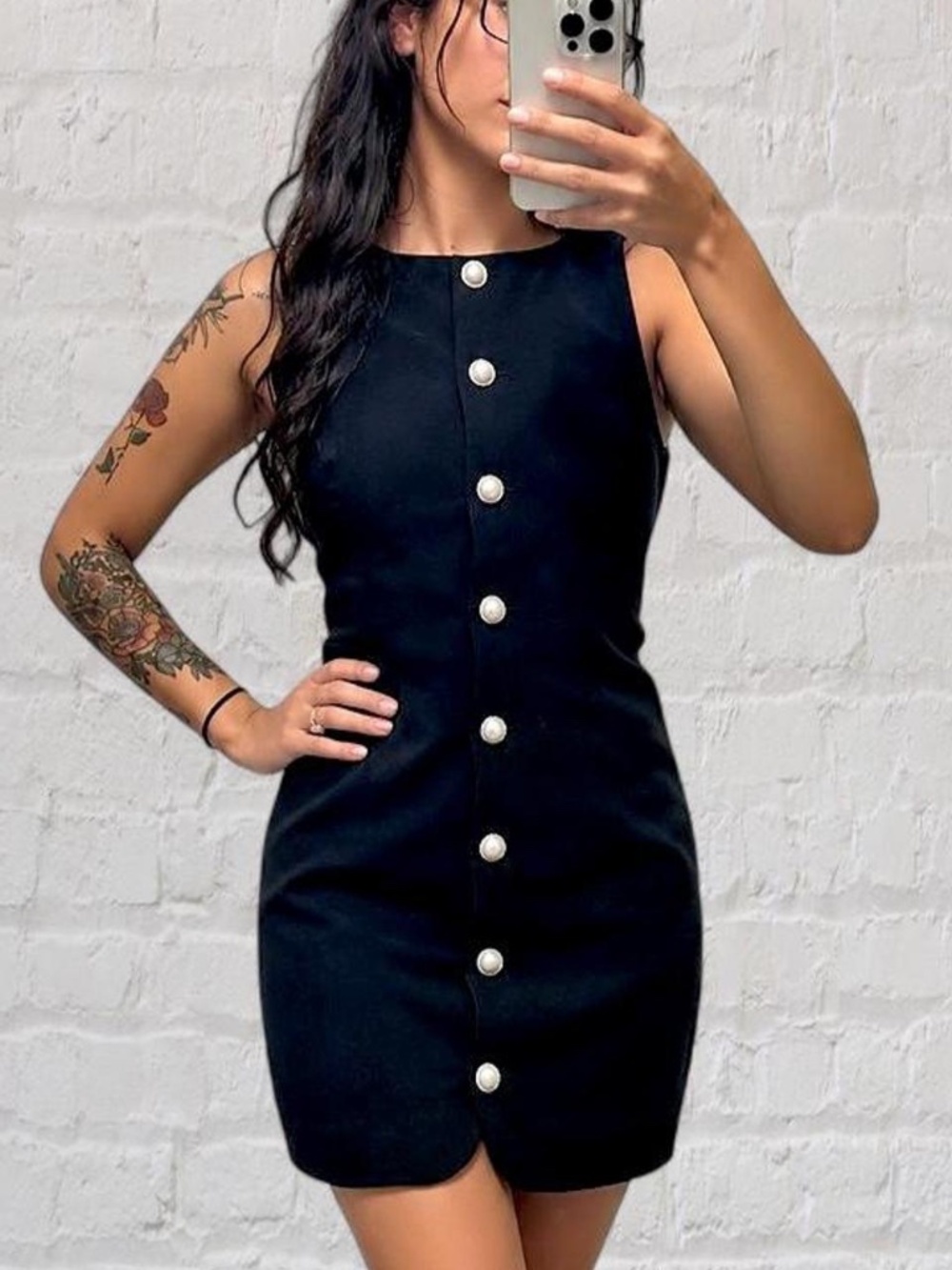 French Connection Women's Black Dress